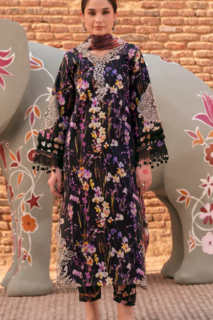 Mastani by Parishay Embroidered Lawn Suit Unstitched 3 Piece PR25IB MI-09 - Summer Collection