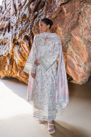 Endless by Afrozeh Embroidered Lawn Suits Unstitched 3 Piece AF25ES D-09 Nyssa - Summer Collection