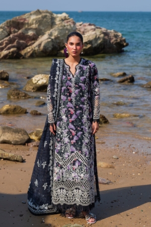 Endless by Afrozeh Embroidered Lawn Suits Unstitched 3 Piece AF25ES D-01 Velour - Summer Collection