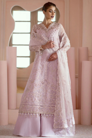 Luminara By Ayzel Embroidered Organza Suit Unstitched 3 Piece AAF24L AWF-06 Cora - Formal Collection