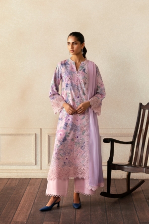 Daybreak by Afrozeh Embroidered Lawn Suits Unstitched 3 Piece AF25DB D-05 Cloud Kissed - Summer Collection