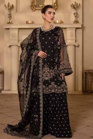 Sidra Aleem - Raj Kumari Embroidered Wedding Suits Unstitched 4 Piece RK- D-04 – Wedding Collection-