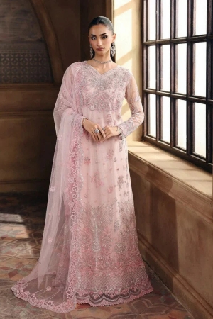 Rajbari - Sage Luxe Embroidered Wedding Suits Unstitched 4 Piece RK- D-07 – Wedding Collection-