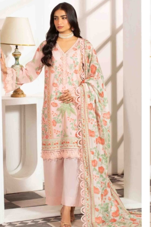 Mausummery Luxury Printed Lawn Unstitched 3 Piece Suit - MUSV2L9 - Peony - Summer Collection