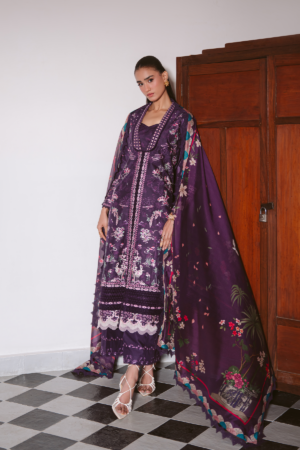 Serein By Ayzel Embroidered Lawn Suit Unstitched 3 Piece SAY26R ISULANE - Summer Collection