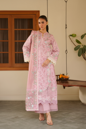Serein By Ayzel Embroidered Lawn Suit Unstitched 3 Piece SAY26R SERAPHE - Summer Collection