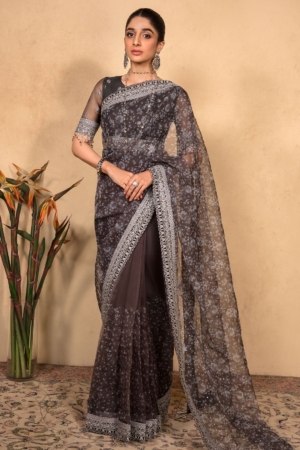 Jahan Aara by Nayab Premium Unstitched Saree NS-002 JAIPUR