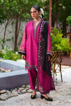 Laanem by Saira Rizwan Unstitched Embroidered Lawn 3 Piece Suit SR26ULL AMARA-А - Summer Collection