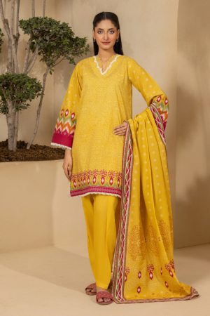 Zellbury Luxury Digital Prints 3Pc Unstitched Collection'26 - ZLP30763 - Summer Collection