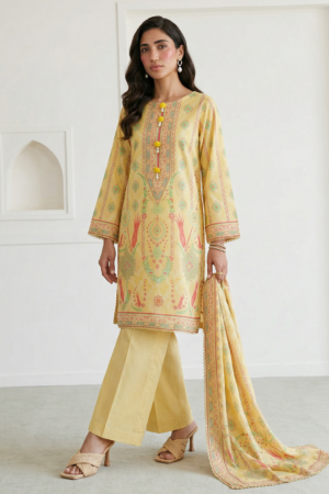 Zellbury Luxury Digital Prints 3Pc Unstitched Collection'26 - ZLP30817 - Summer Collection