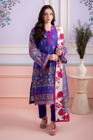 Zellbury Luxury Digital Prints 3Pc Unstitched Collection'26 - ZLP30874 - Summer Collection