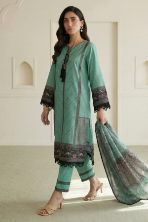 Zellbury Luxury Digital Prints 3Pc Unstitched Collection'26 - ZLP30877 - Summer Collection