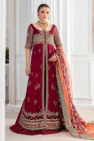 Diamond Dust by Charizma Wedding Embroidered Chiffon Suits Unstitched 4 Piece CRZ25DC DD5-03 - Formals Collection