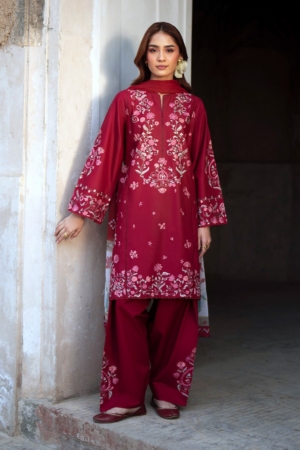 Deyar - Rumi Luxury Unstitched Embroidered Lawn 3 Piece Suit - Dilkaar – Summer Collection