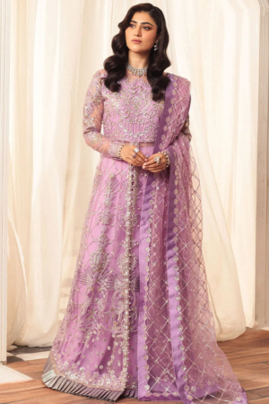 Hemline By Mushq Embroidered Suit Unstitched 3 Piece MQ24HA D-07 Heather - Formal Collection