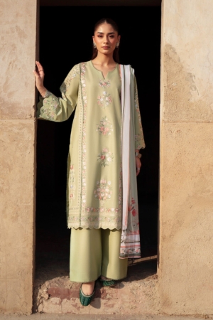 Deyar - Rumi Luxury Unstitched Embroidered Lawn 3 Piece Suit - Naqsh – Summer Collection