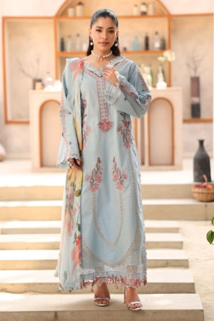 Raaya by Rang Rasiya Embroidered Lawn Suits Unstitched 3 Piece RY22CL ARABIL - Summer Collection