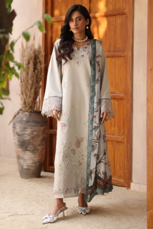 Raaya by Rang Rasiya Embroidered Lawn Suits Unstitched 3 Piece RY22CL NORAH - Summer Collection