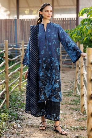 Jazmin Unstitched Luxury Embroidered Lawn 3 Piece Suit JAZ26L-9295 Summer Collection