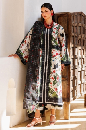 Jazmin Unstitched Luxury Embroidered Lawn 3 Piece Suit JAZ26L-9303 Summer Collection
