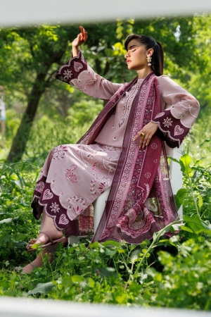 Jazmin Unstitched Luxury Embroidered Lawn 3 Piece Suit JAZ26L-9348 Summer Collection