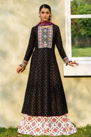 Jazmin Unstitched Luxury Embroidered Lawn 3 Piece Suit JAZ26L-9358 Summer Collection