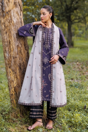 Jazmin Unstitched Luxury Embroidered Lawn 3 Piece Suit JAZ26L-9357 Summer Collection