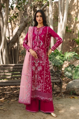 Whisper by Ayzel Unstitched Embroidered Lawn 3 Piece Suit AAF26ULW Bloom ZWU-0137-3PO - Eid Collection