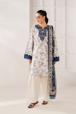 Baroque - Xenia Formals Unstitched Embroidered Lawn 3 Piece Suit XF26ULN 1027 - KYMA - Summer Collection