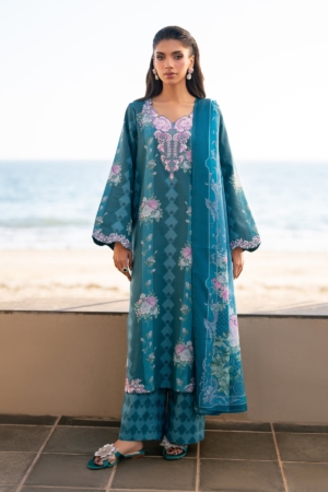 Baroque - Xenia Formals Unstitched Embroidered Lawn 3 Piece Suit XF26ULN 1186 - CYRUS - Summer Collection