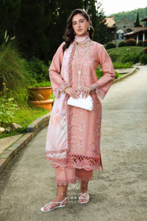 Florence by Rang Rasiya Unstitched Embroidered Lawn 3 Piece Suit RR26UFL Aalen - Summer Collection