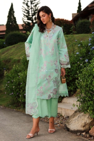 Florence by Rang Rasiya Unstitched Embroidered Lawn 3 Piece Suit RR26UFL Haniya - Summer Collection