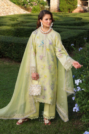 Florence by Rang Rasiya Unstitched Embroidered Lawn 3 Piece Suit RR26UFL Misha - Summer Collection