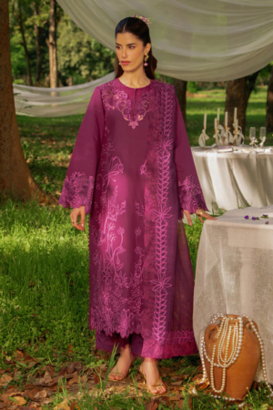 Rang Rasiya Unstitched Embroidered Luxury Lawn 3 Piece Suit RR26ULE ZAHA - Eid Collection
