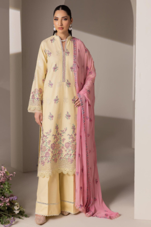 RajBari Exclusive Unstitched Embroidered Lawn 3 Piece Suit RB26UE D-9 - Summer Collection