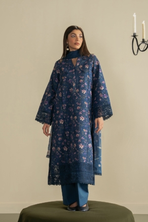 Zephyr Core by Ayzel Unstitched Embroidered Lawn 3 Piece Suit AAF26ZC NURA – Eid Collection