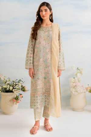 Guzel by Iznik Embroidered Lawn Suit Unstitched 3 Piece IZ24G IGL-06 - Summer Collection