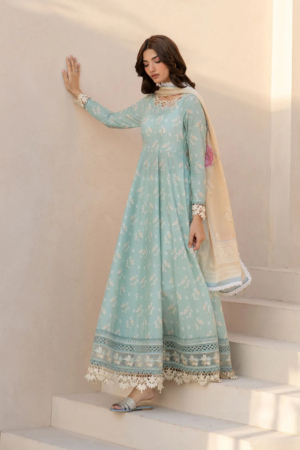 Iznik Embroidered Lawn Suit Unstitched 3 Piece IZ25FE EFL-06 - Summer Collection