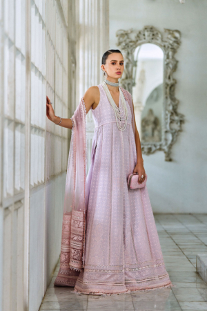 Sobia Nazir Luxury Embroidered Lawn Suit Unstitched 3 Piece SN26LL D-1B - Summer Collection
