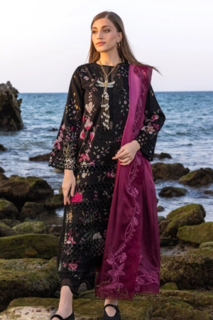 Crimson by Saira Shakira Embroidered Lawn Suits Unstitched 3 Piece CR2LS - Bloom Bold - D4 B
