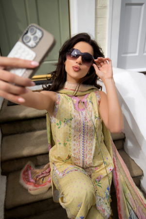 Sobia Nazir Embroidered Lawn Suit Unstitched 3 Piece SN26PL 2B – Summer Collection