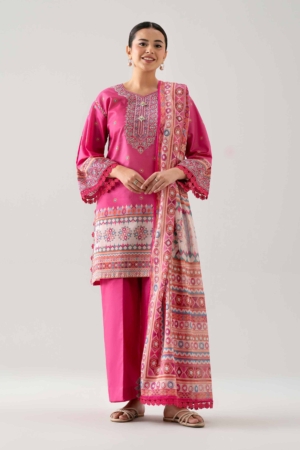Nishat Unstitched Embroidered Lawn 3 Piece Suit - NL26-42601103 – Summer Collection