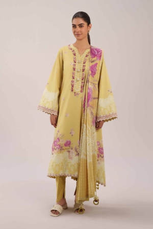 Nishat Unstitched Embroidered Lawn 3 Piece Suit - NL26-42601109 – Summer Collection