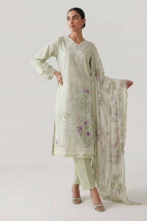Nishat Unstitched Embroidered Lawn 3 Piece Suit - NL26-42601460 – Summer Collection