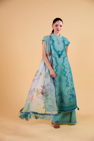 Sobia Nazir Vital Luxury Embroidered Lawn Suit Unstitched 3 Piece SN26UVL 4B – Summer Collection
