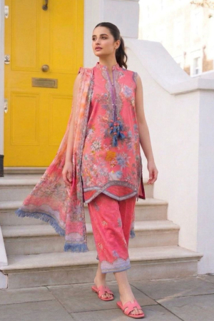 Sobia Nazir Embroidered Lawn Suit Unstitched 3 Piece SN26PL 6B – Summer Collection