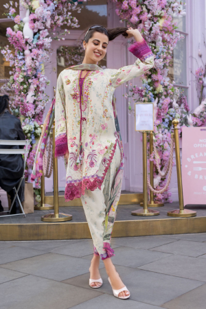 Sobia Nazir Embroidered Lawn Suit Unstitched 3 Piece SN26PL 7B – Summer Collection