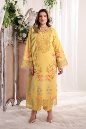 Rang Rasiya Unstitched Embroidered Lawn 3 Piece Suit RR26V7SLND06 Aurora - Summer Edit