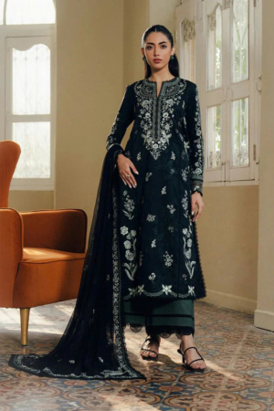 Daybreak by Afrozeh Unstitched Printkari Embroidered Lawn 3 Piece Suit AF26UDB D-9 CLOUDVEIL - Summer Collection