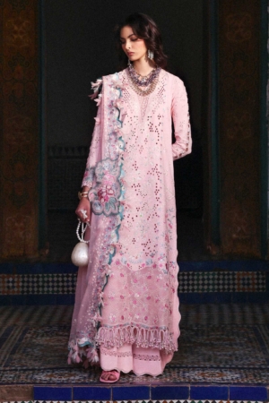 Reine by Republic Womenswear Unstitched Embroidered Luxury Lawn 3 Piece Suit RW26UTL D-02A - Eid Collection